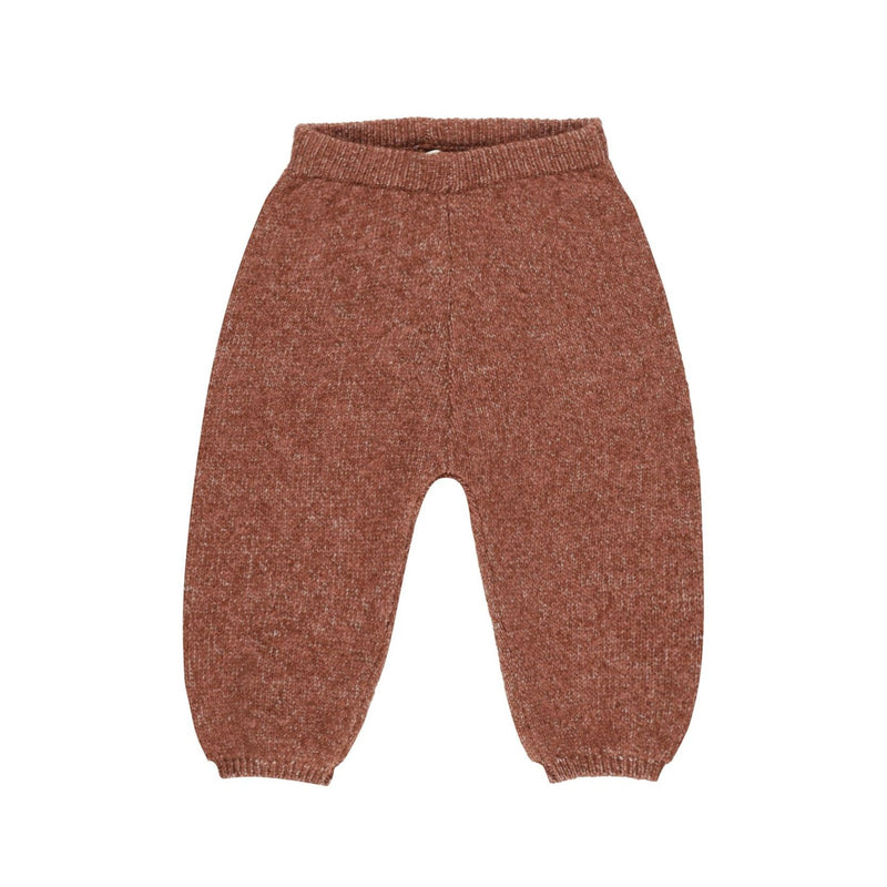 Knit Pant - Heathered Brick by Rylee + Cru