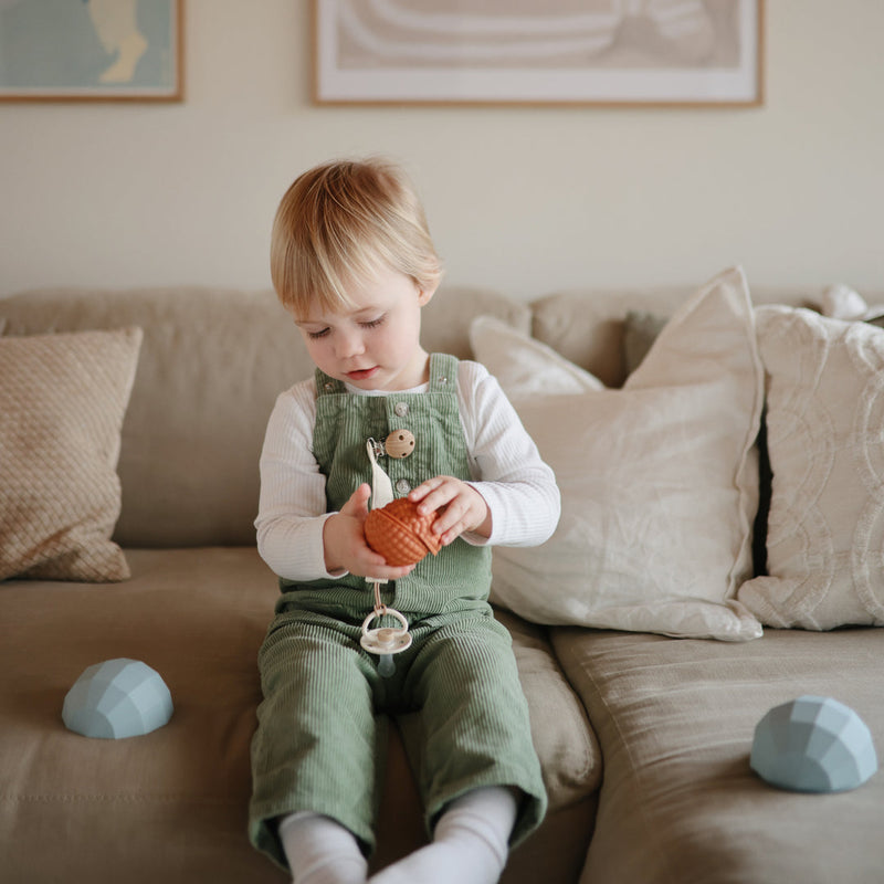 Nesting Spheres Sensory Toy - Powder Blue by Mushie