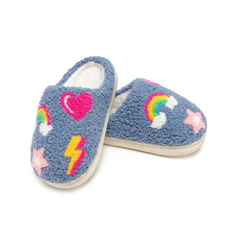 Kids Denim Slippers - Little Kid by Living Royal