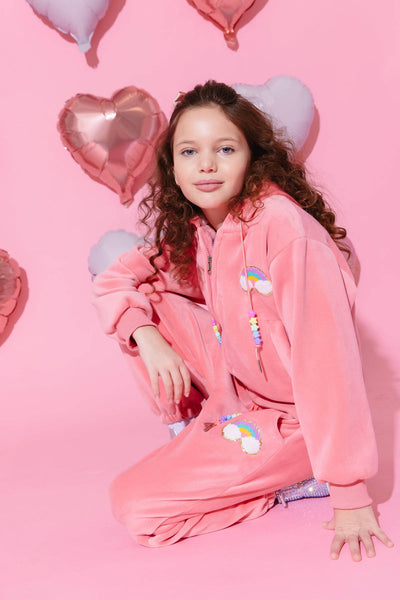 Unicorn Sparkle Velour Set by Lola + The Boys