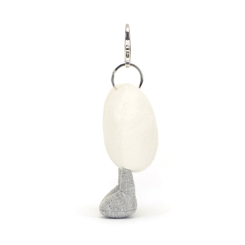 Amuseable Cream Heart Bag Charm by Jellycat