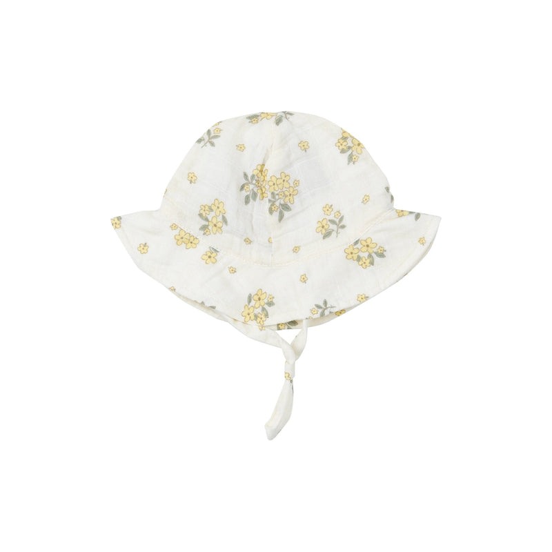 Muslin Sunhat - Buttercup Bouquets by Angel Dear - FINAL SALE