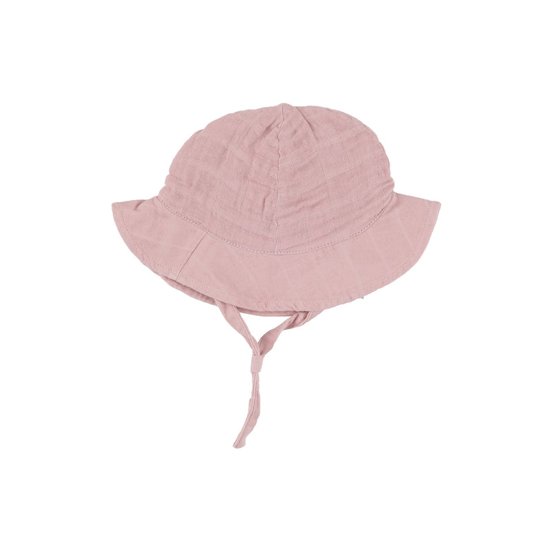 Muslin Sunhat - Dusty Pink by Angel Dear - FINAL SALE