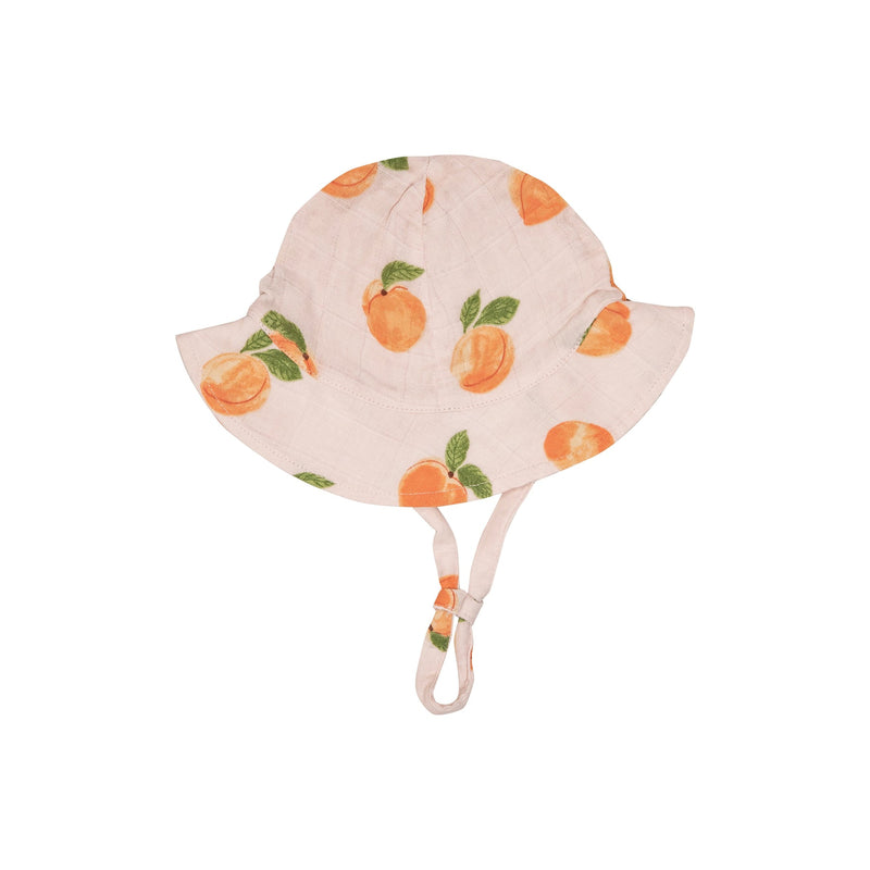 Muslin Sunhat - Peaches by Angel Dear - FINAL SALE