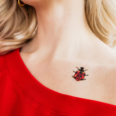 Lucky Ladybug Tattoos - Set of 2 by Tattly