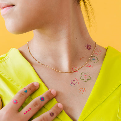 Tiny Things Tattoo Tin - 10 Temporary Tattoos by Tattly