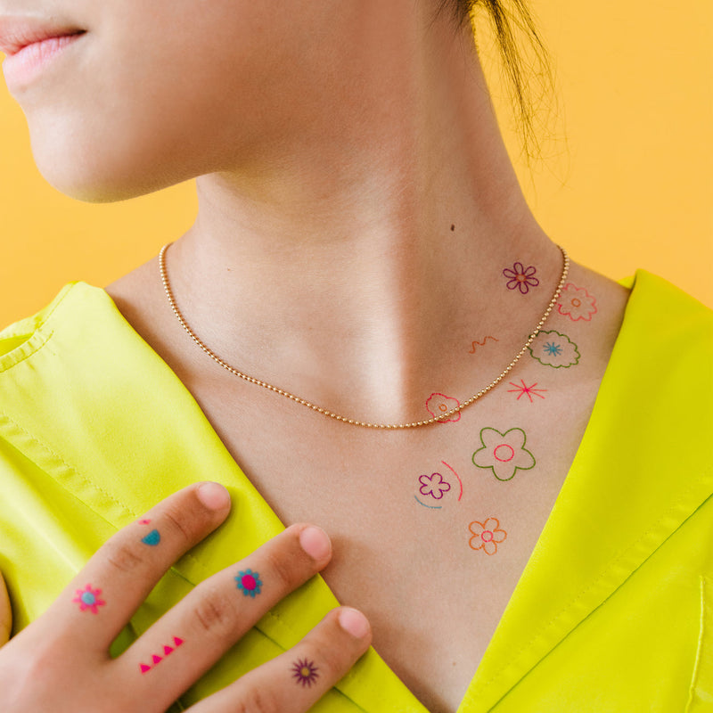 Tiny Things Tattoo Tin - 10 Temporary Tattoos by Tattly