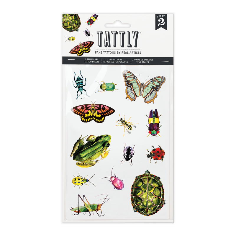 Critters on the Move Tattoo Sheets - Set of 2 by Tattly