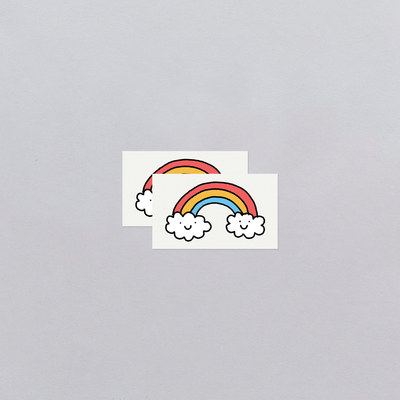 Cheery Rainbow Tattoos - Set of 2 by Tattly