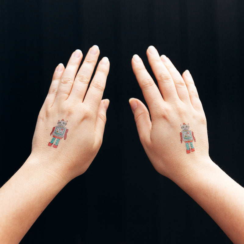 Robot Tattoos - Set of 2 by Tattly