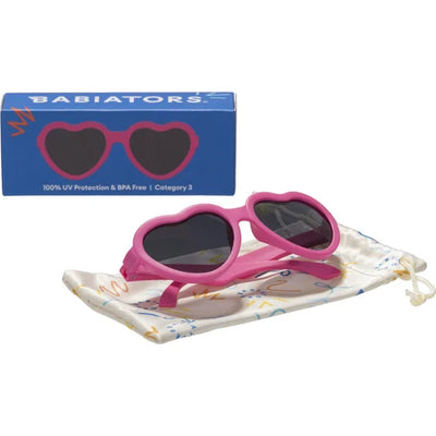 Hearts Sunglasses - Paparazzi Pink by Babiators