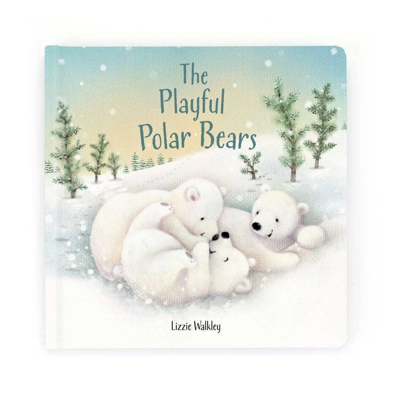 The Playful Polar Bears Book by Jellycat