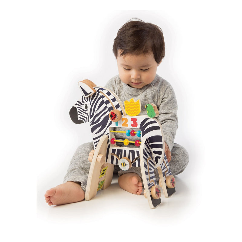 Safari Zebra Activity Toy by Manhattan Toy