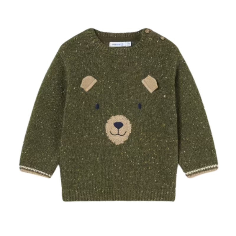 Baby Teddy Bear Sweater - Forest by Mayoral