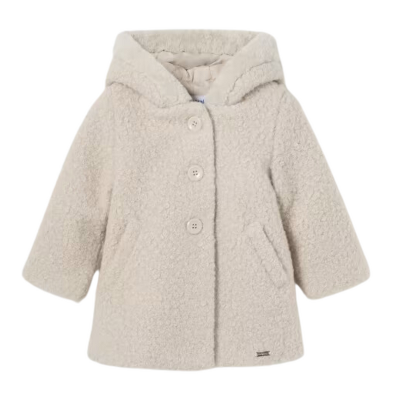 Baby Shearling Coat - Almond by Mayoral