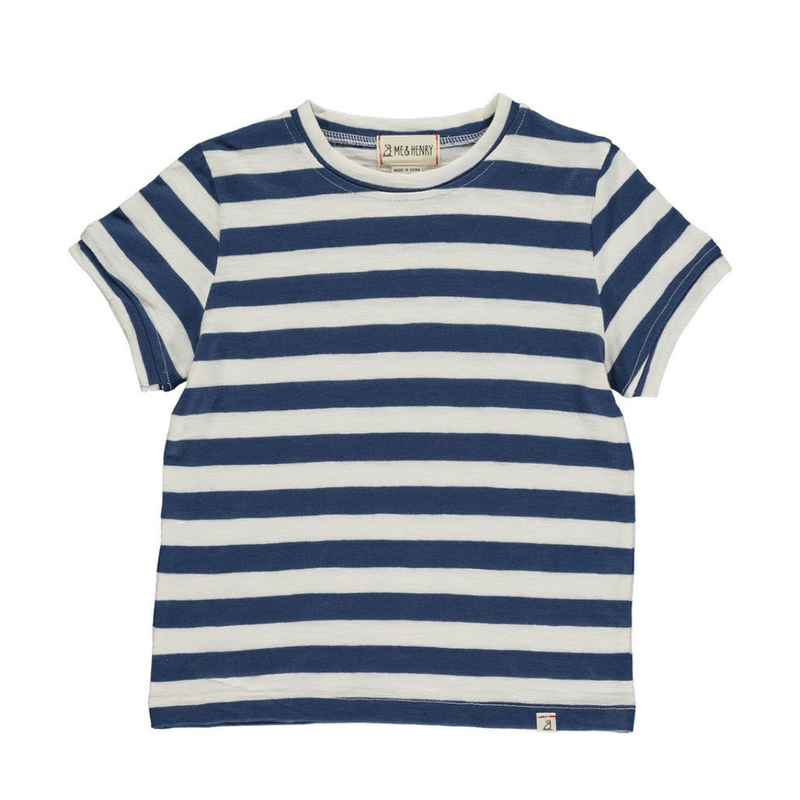 Camber Tee - Navy/White Stripe by Me & Henry  FINAL SALE