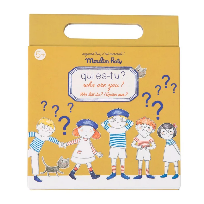 Guess Who Magnetic Board Game by Moulin Roty