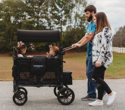 W2 Luxe Stroller Wagon by Wonderfold