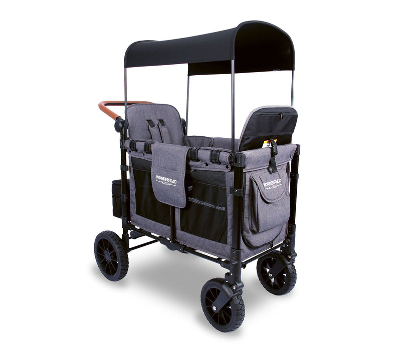 W2 Luxe Stroller Wagon by Wonderfold