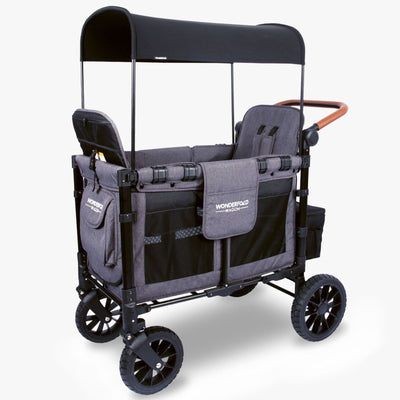 W2 Luxe Stroller Wagon by Wonderfold