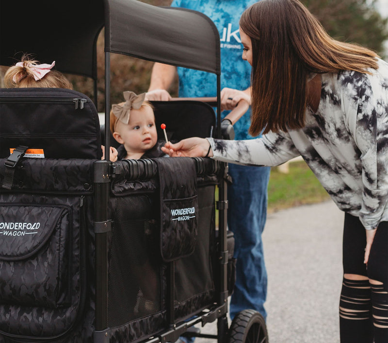 W2 Luxe Stroller Wagon by Wonderfold