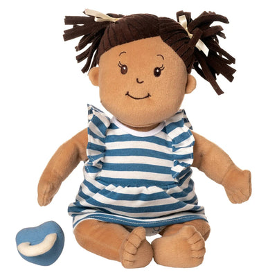 Baby Stella Doll - Beige Doll with Brown Pigtails by Manhattan Toy