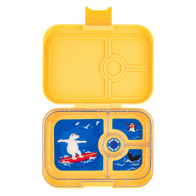 Yumbox Panino Leakproof Bento Box - 4 Compartment - Yoyo Yellow