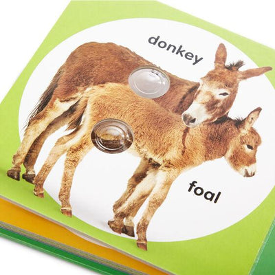 Poke-A-Dot Book - Farm Animal Families Books Melissa + Doug   