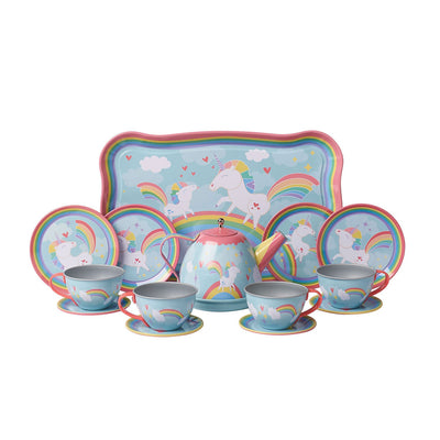 Unicorn Tin Tea Set by Schylling Toys Schylling   