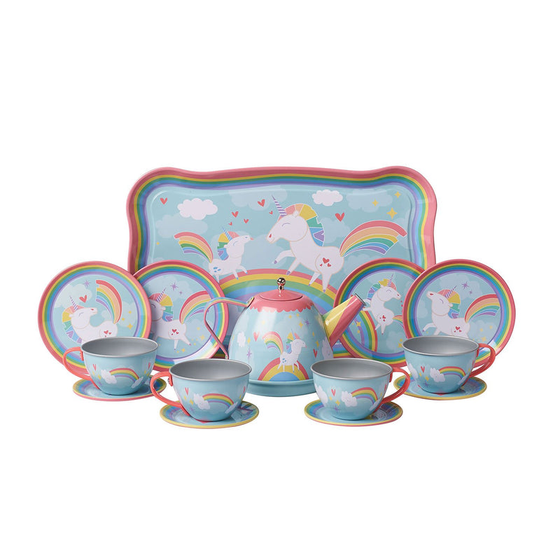 Unicorn Tin Tea Set by Schylling Toys Schylling   