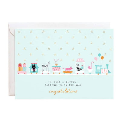 Choo Choo Train Card by Mr. Boddington's Studio Paper Goods + Party Supplies Mr. Boddington   