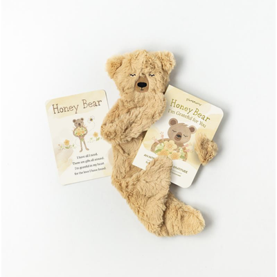 Honey Bear Snuggler - Gratitude by Slumberkins Books Slumberkins   