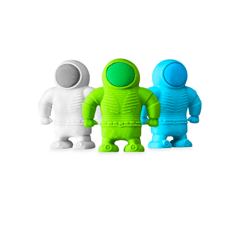 Astronaut Erasers - Set of 3 by OOLY Toys OOLY   