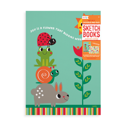 Doodle Pad Duo Sketchbooks - Sunshine Garden by OOLY Toys OOLY   