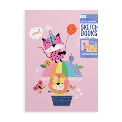 Doodle Pad Duo Sketchbooks - Safari Party by OOLY Toys OOLY   