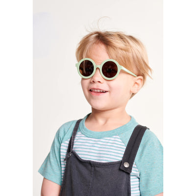 Euro Round Sunglasses - All the Rage Sage with Amber Lens by Babiators Accessories Babiators   