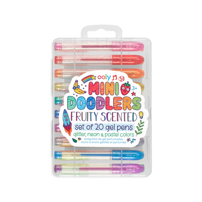 Mini Doodlers Fruity Scented Gel Pens - Set of 20 by OOLY Toys OOLY   