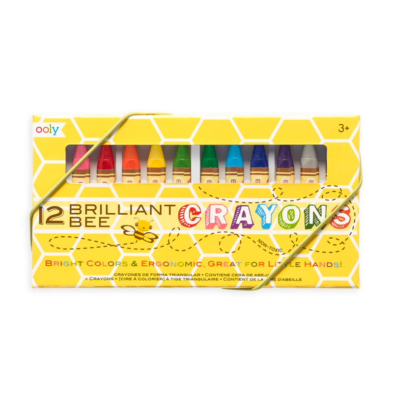 Brilliant Bee Crayons - Set of 12 by OOLY Toys OOLY   