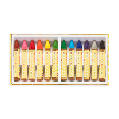 Brilliant Bee Crayons - Set of 12 by OOLY Toys OOLY   