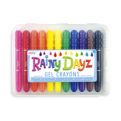 Rainy Day Gel Crayons - Set of 12 by OOLY Toys OOLY   