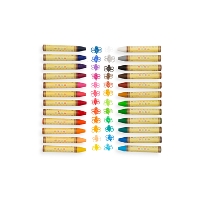 Brilliant Bee Crayons - Set of 24 by OOLY Toys OOLY   