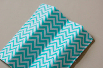 Baby Paper - Turquoise Zig Zag Toys Baby Paper   