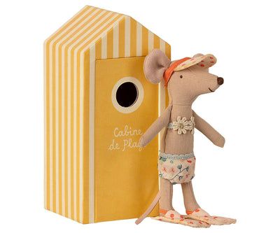 Beach Mouse - Big Sister in Cabin by Maileg Toys Maileg   