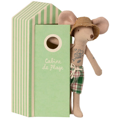 Beach Mouse - Dad in Cabin by Maileg Toys Maileg   