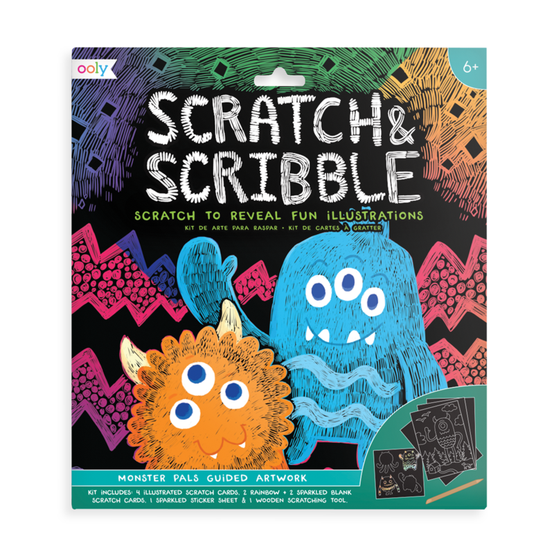 Scratch & Scribble - Monster Pals by OOLY Toys OOLY   