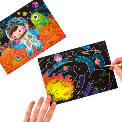 Scratch & Scribble - Outer Space Explorers by OOLY Toys OOLY   