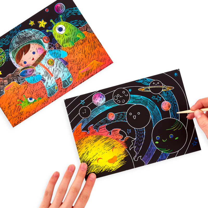 Scratch & Scribble - Outer Space Explorers by OOLY Toys OOLY   