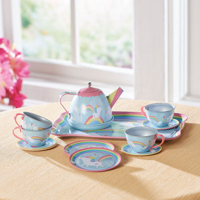 Unicorn Tin Tea Set by Schylling Toys Schylling   