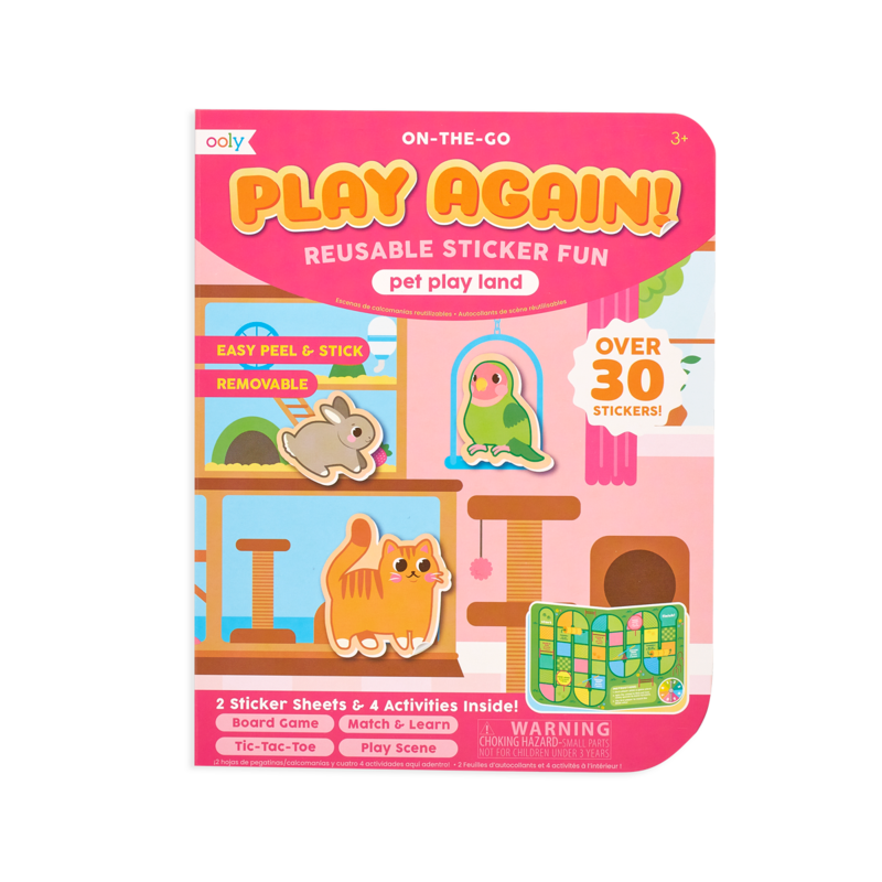 Play Again! Mini On-The-Go Activity Kit by Ooly Toys OOLY Pet Play Land  