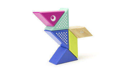 Magnetic Block Set - Hummingbird Travel Pal by Tegu Toys Tegu   